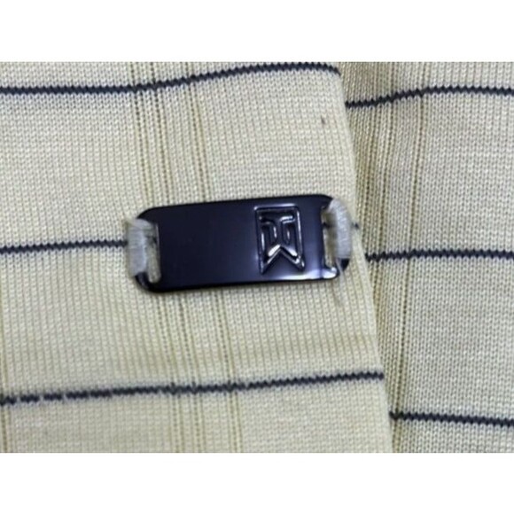 NEW Nike Dri Fit Men’s Small Tiger Woods Collection Golf Polo Shirt Yellow - Picture 10 of 11